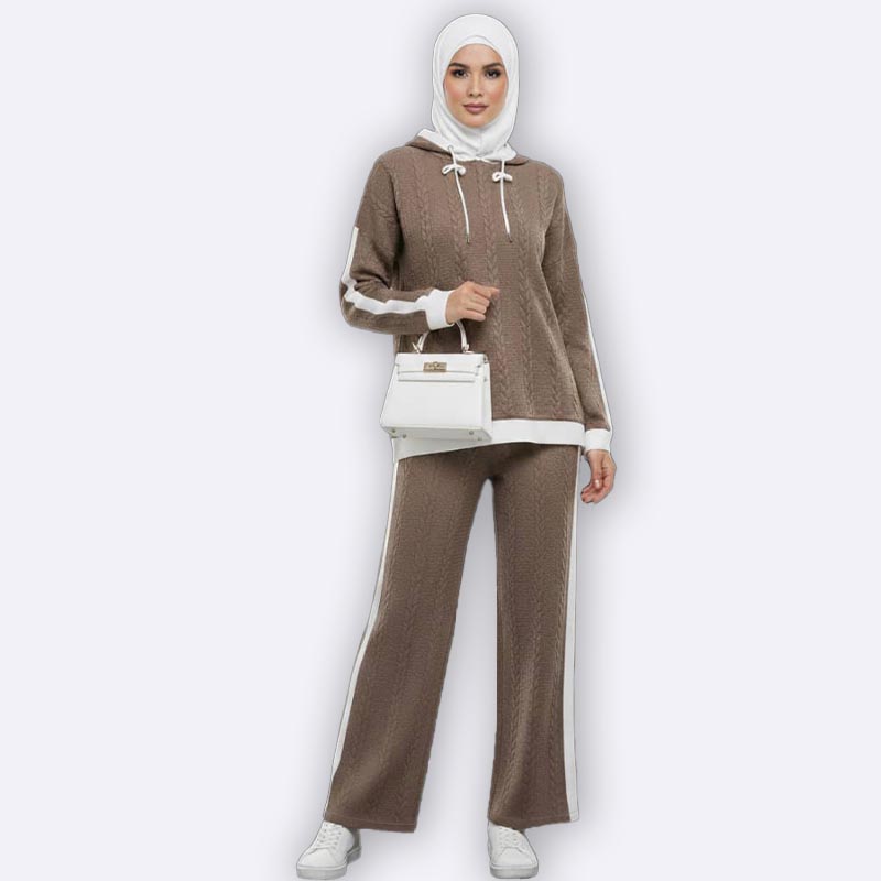 Cozy Knit Hoodie & Pant Set
