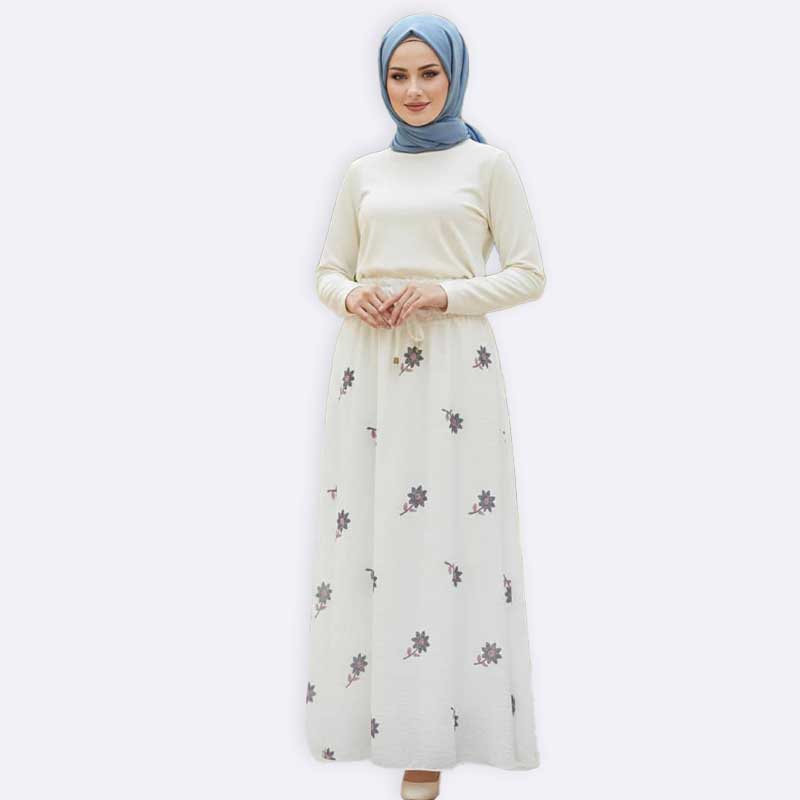 Floral Print Maxi Skirt