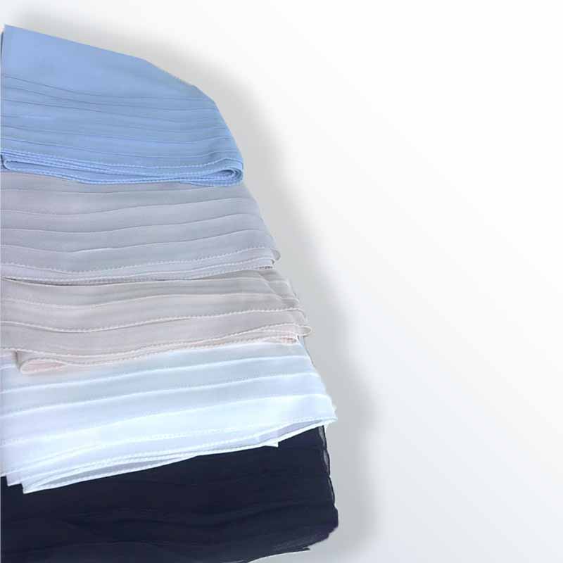 thin silk crepe scarve