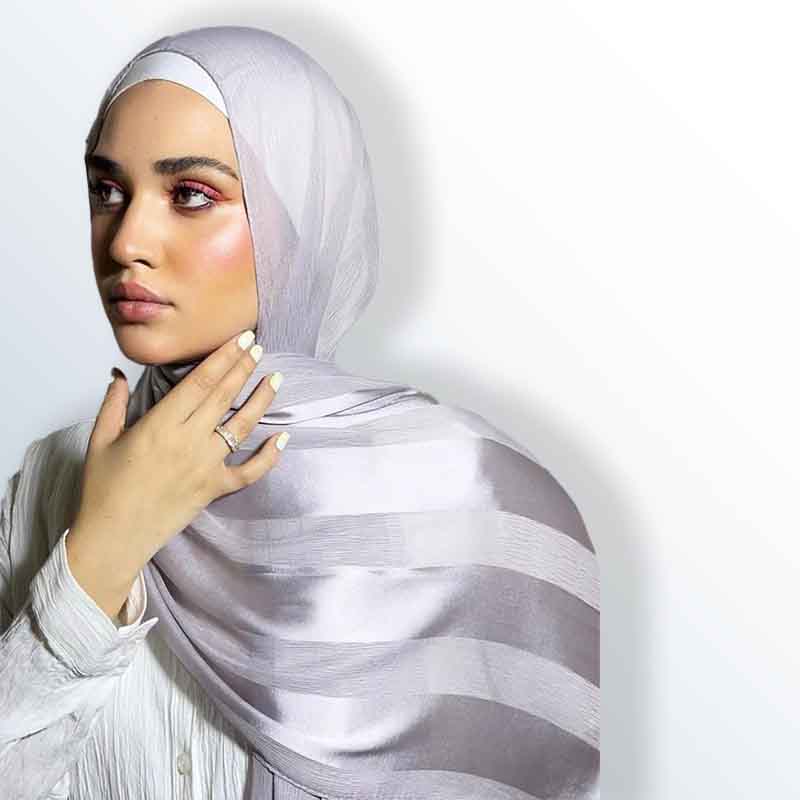thin silk crepe scarve