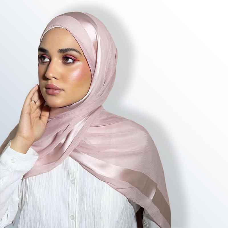 thin silk crepe scarve