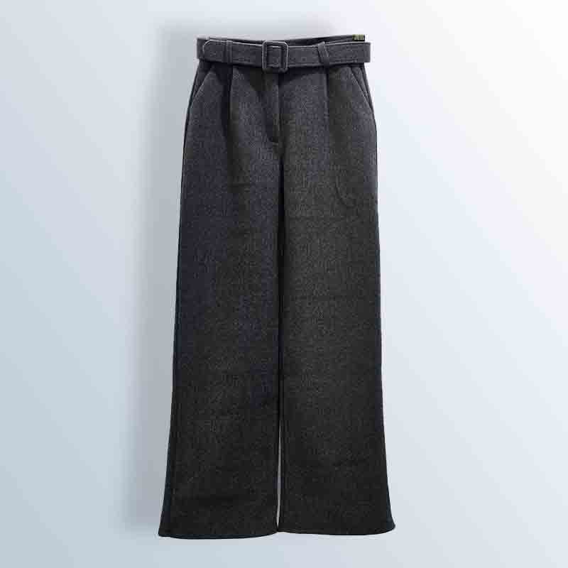 Boot Cut Wool Pants