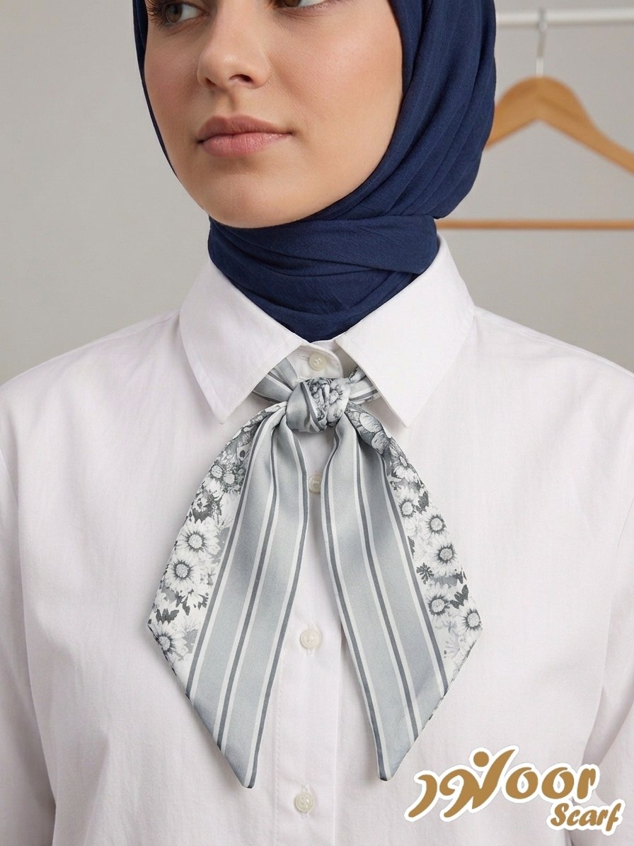 Paisley Pattern Silk Neck Scarf