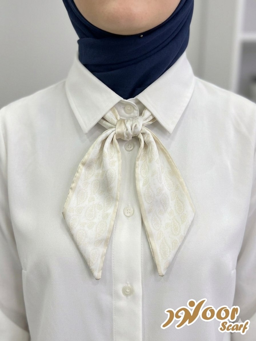Paisley Pattern Silk Neck Scarf