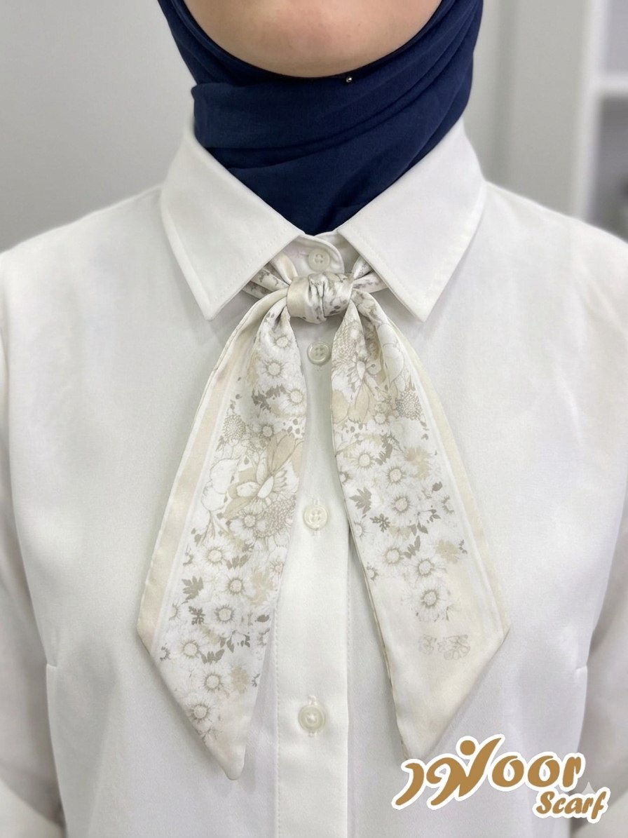 Paisley Pattern Silk Neck Scarf
