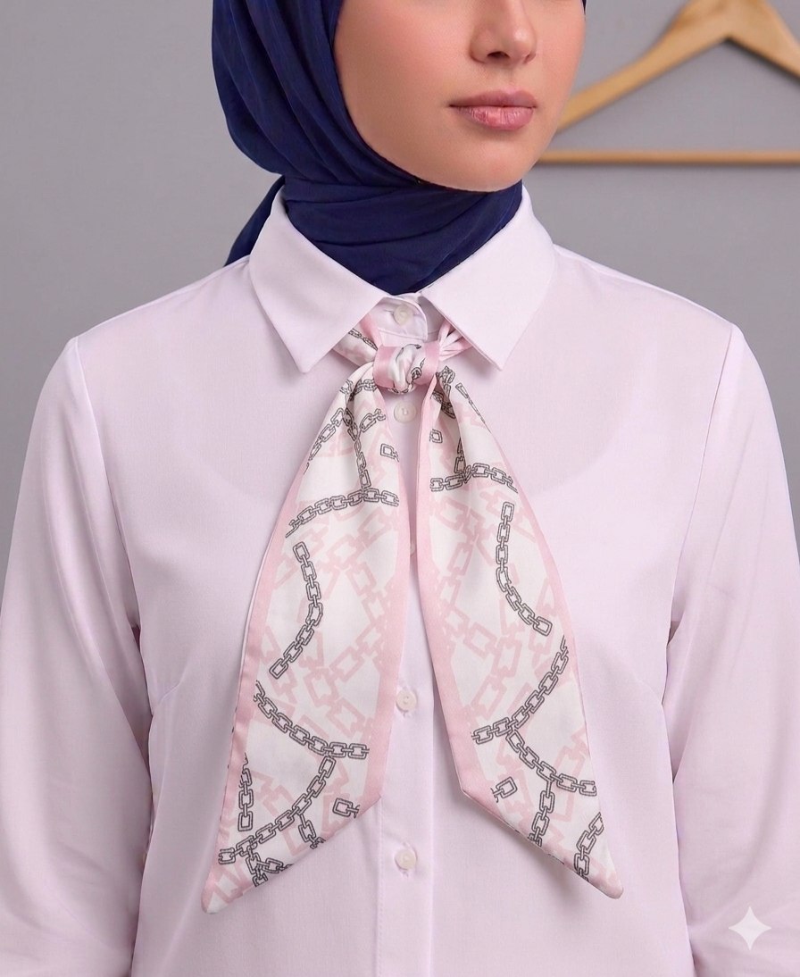 Paisley Pattern Silk Neck Scarf