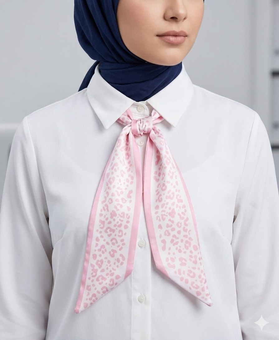 Paisley Pattern Silk Neck Scarf