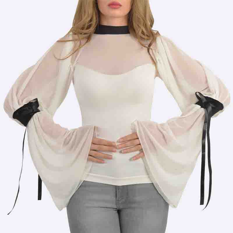 Lace Yoke Sleeveless Top