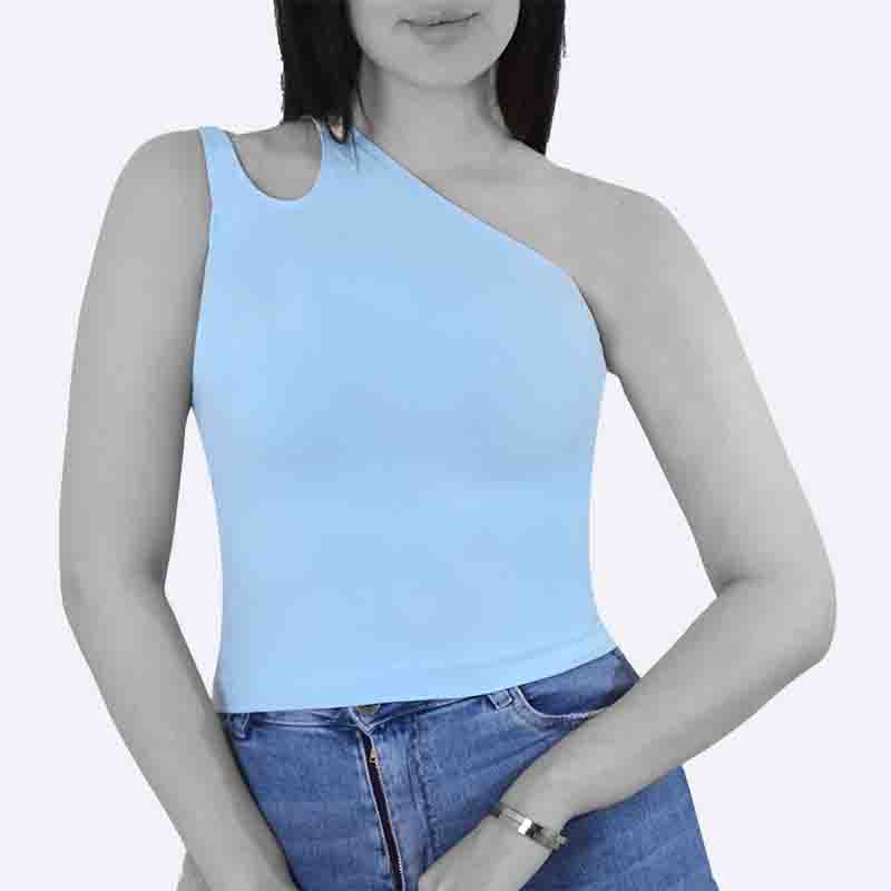 One Shoulder Cut-out Top