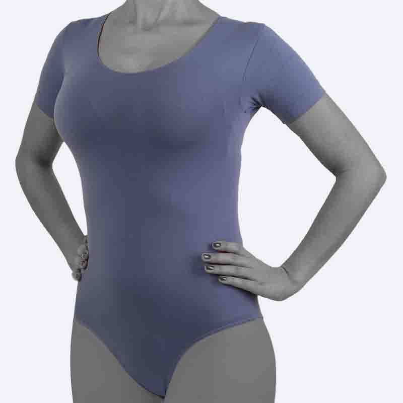 Short Sleeve Scoop Neck Bodysuit