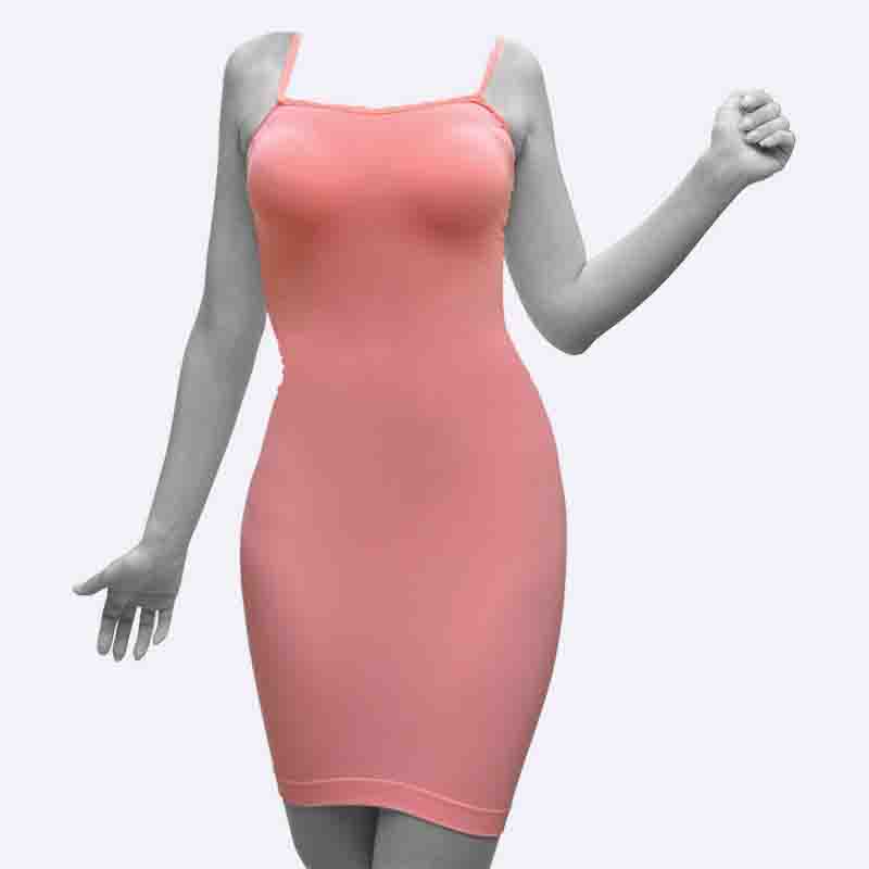 Camisole Mini Dress with Spaghetti Straps