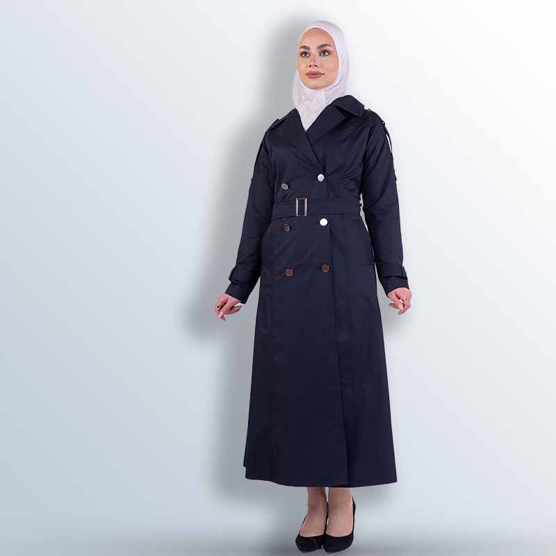 Women Coats with Two rows of buttons