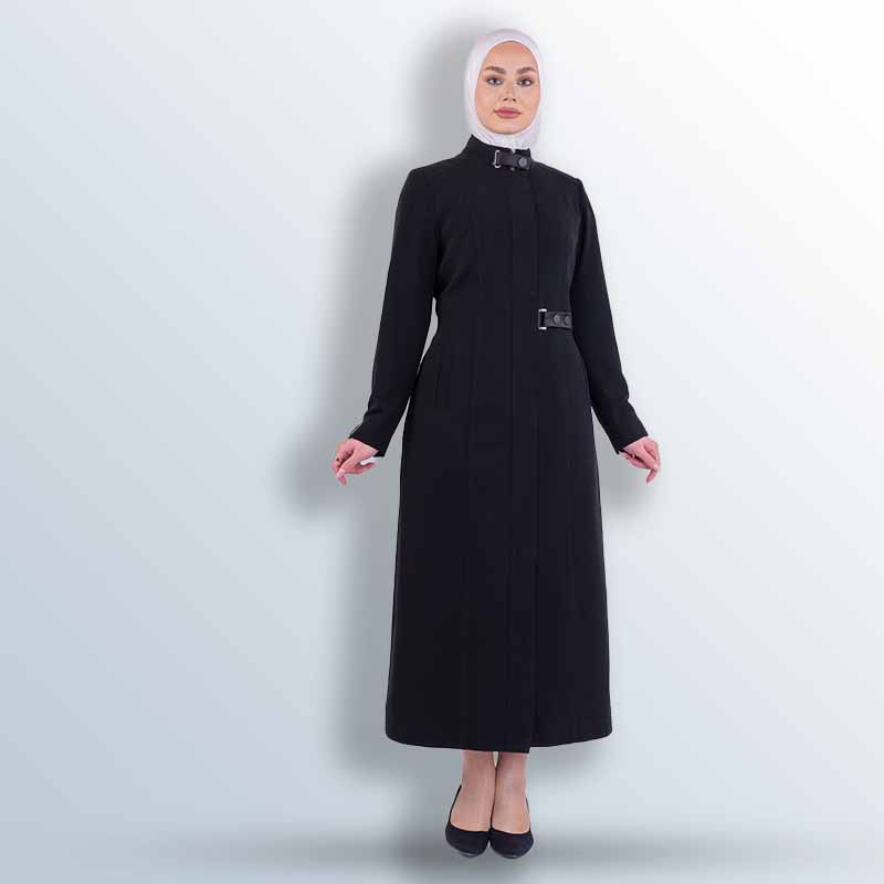 Women Coats With clips on the sleeves