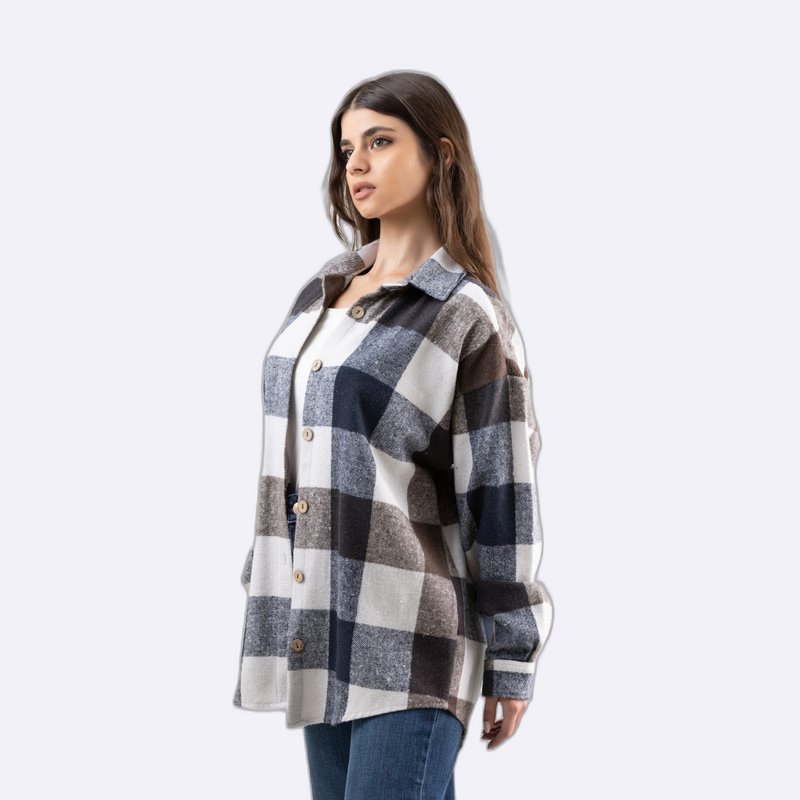 Women's Checkered Oversized Shirt