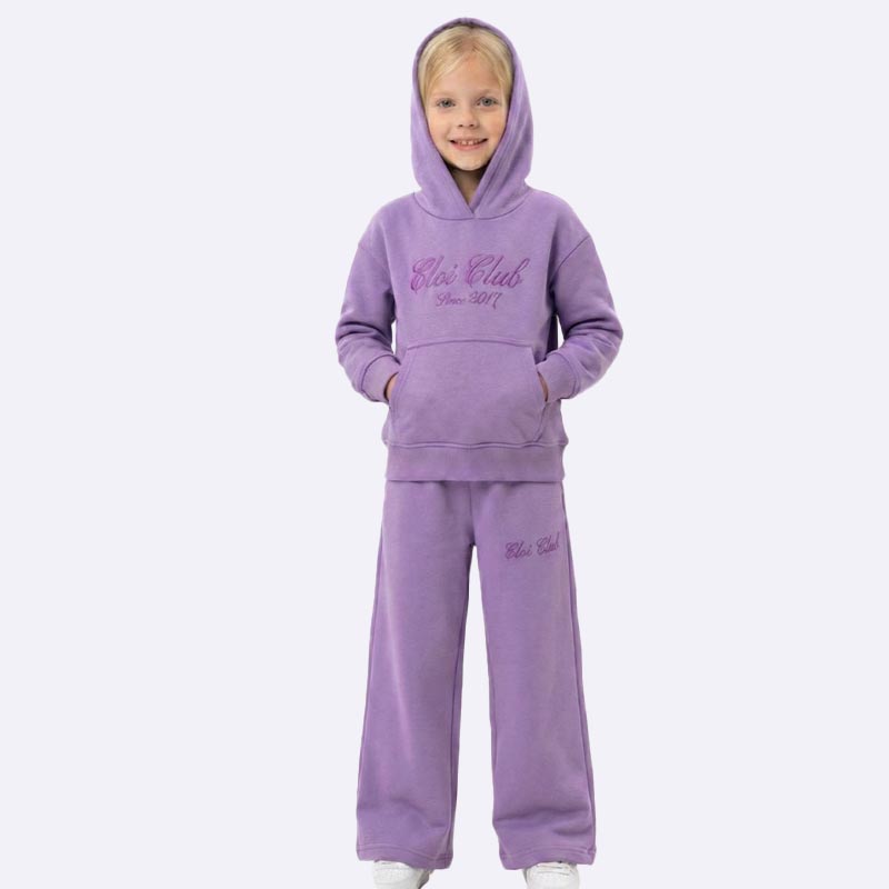 Lavender Lounge Wide-Leg Sweatpants