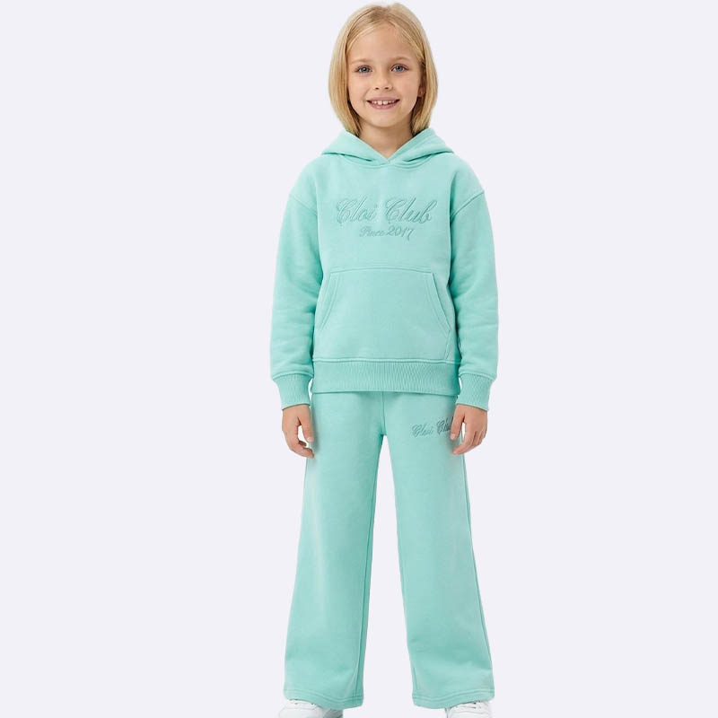 Girls Embroidered Hoodie