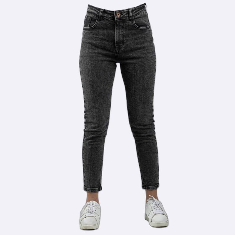 Vintage Wash High-Waisted Skinny Jeans