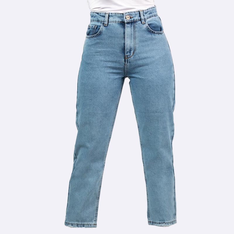 Vintage Wash Straight Leg Jeans