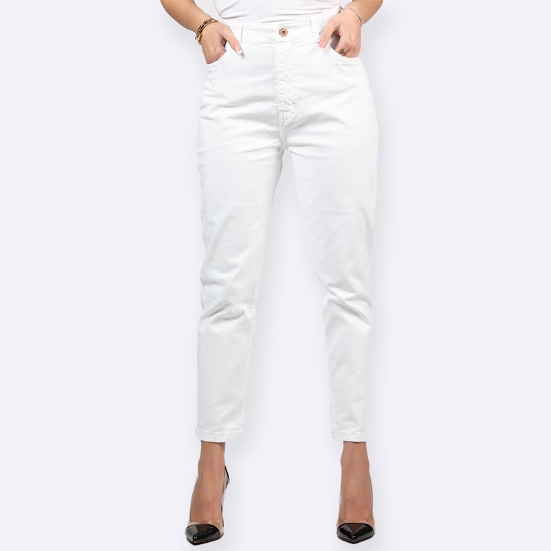 Effortless White Denim Jeans