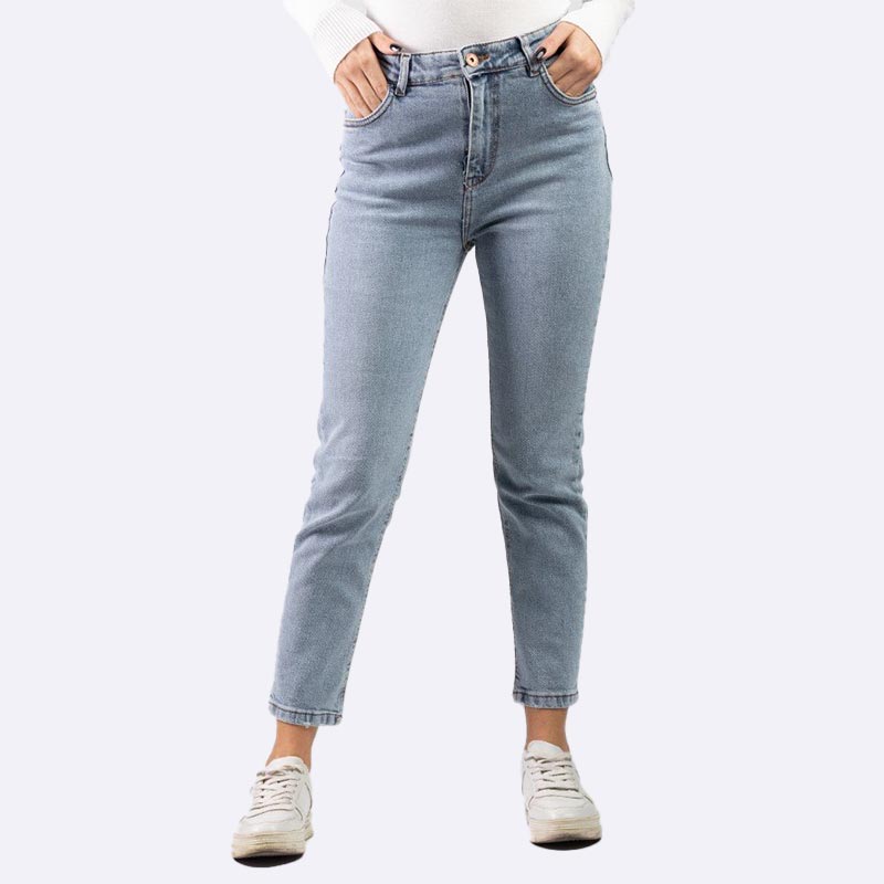 Vintage Wash High-Waisted Jeans
