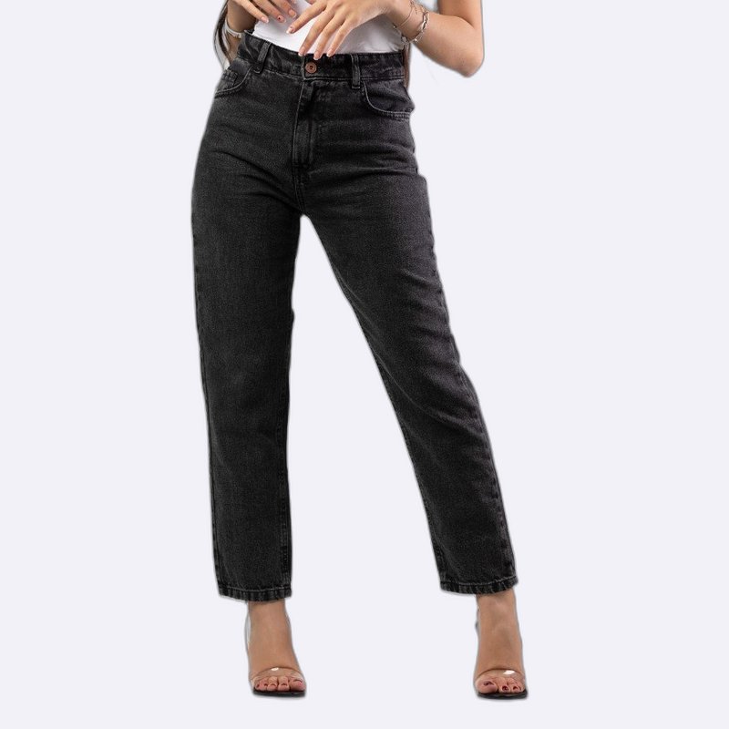 Vintage Wash Black Denim Jeans