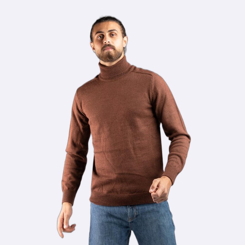 Men's High-Neck Knit Sweater