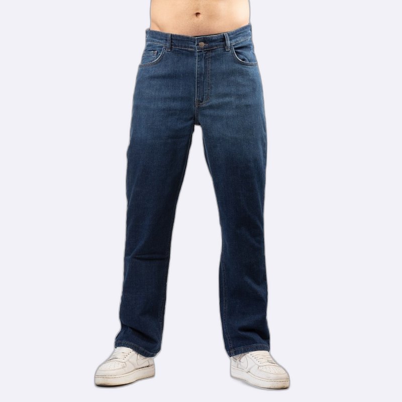 Classic Straight-Leg Denim Jeans