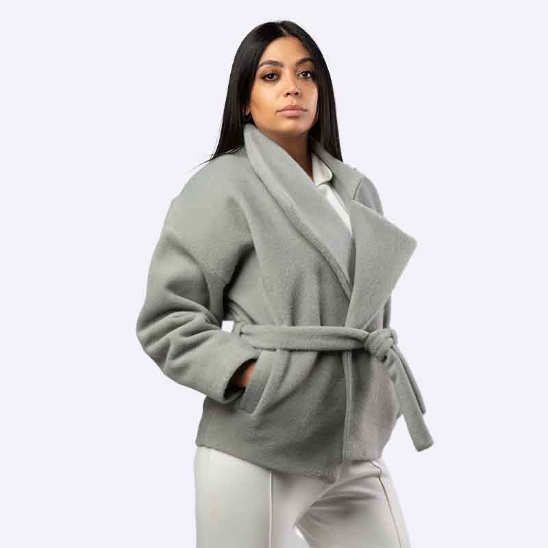 Belted Longline Jacket