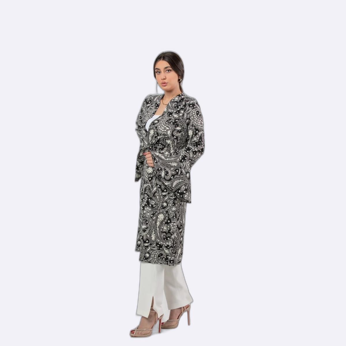 Paisley Pattern Long Jacket