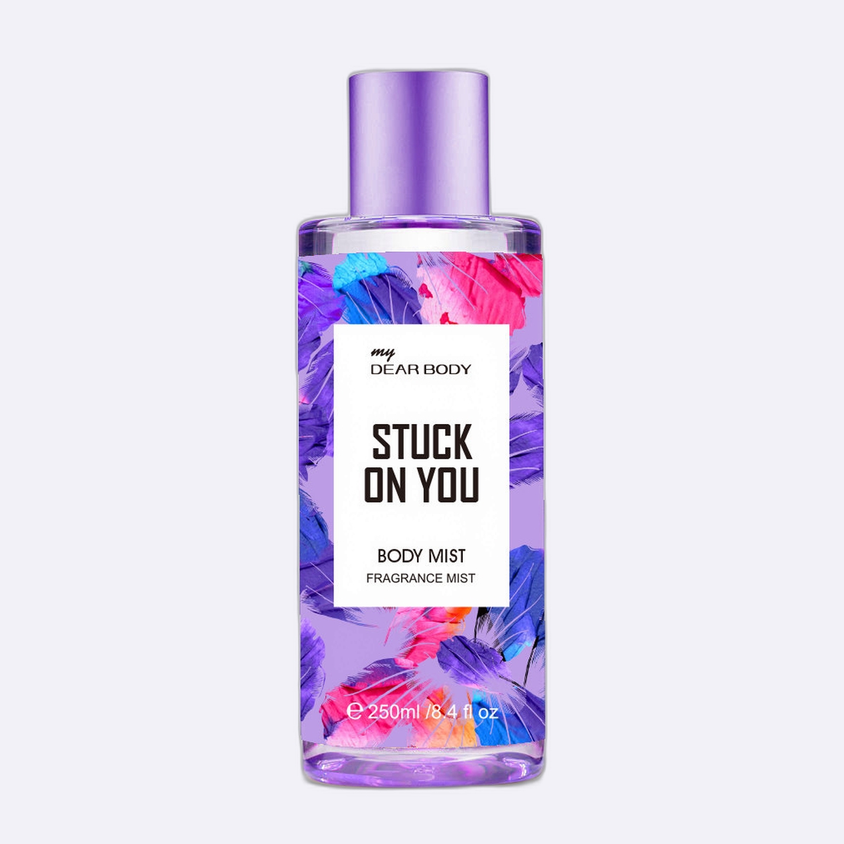 Vanilla, caramel and floral fragrance spray