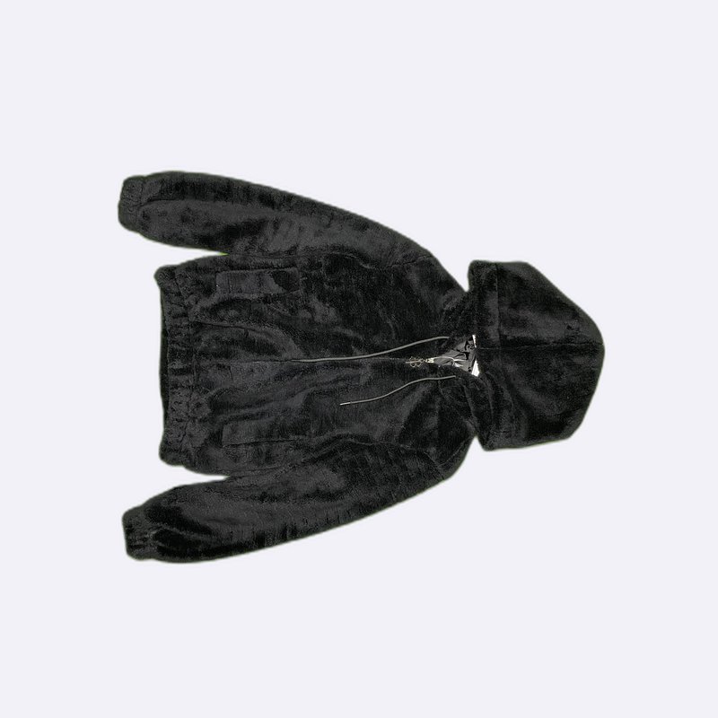 Velvet Touch Hooded Jacket