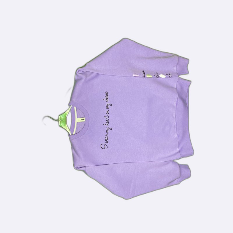 Heart on My Sleeve Women's Graphic Sweatshirt