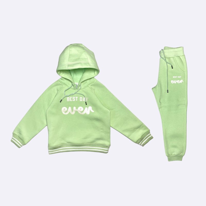 Best Day Ever girl's Hoodie & Jogger Set