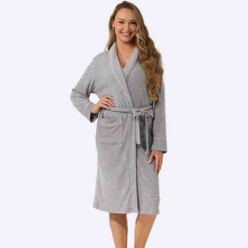 Waffle Knit Bathrobe