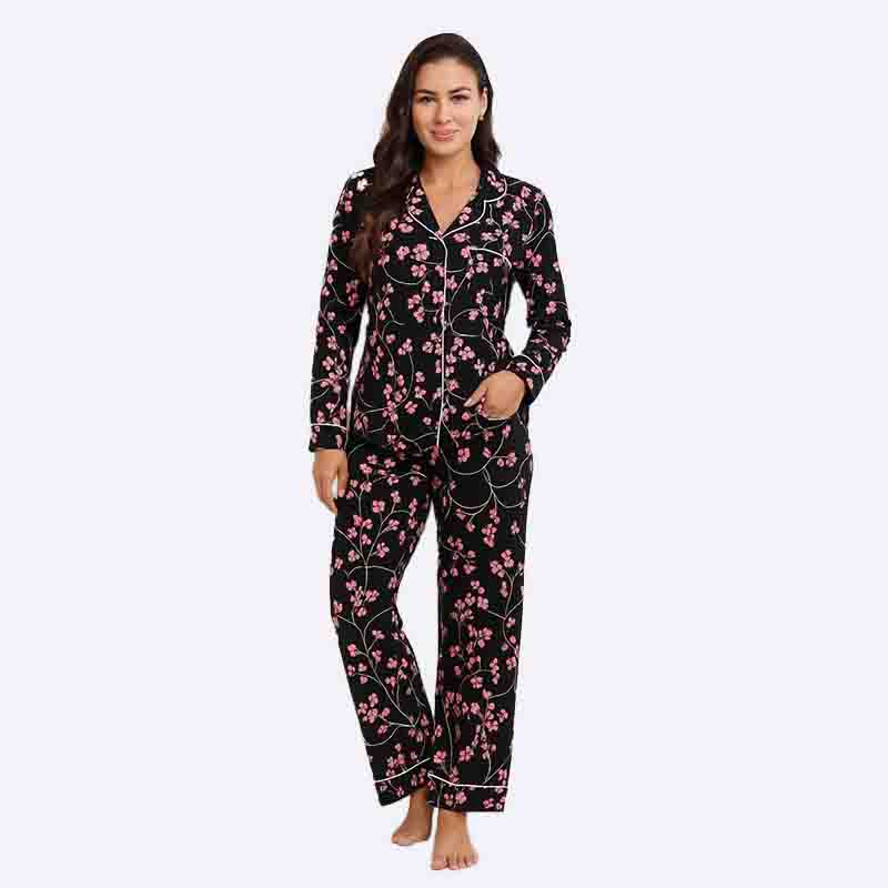 Floral Print Pyjama Set