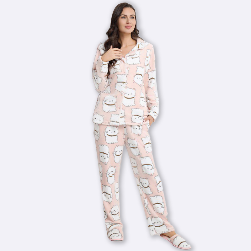 Cozy Cat Pajama Set