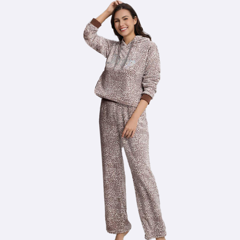 Leopard Print Cozy Lounge Set