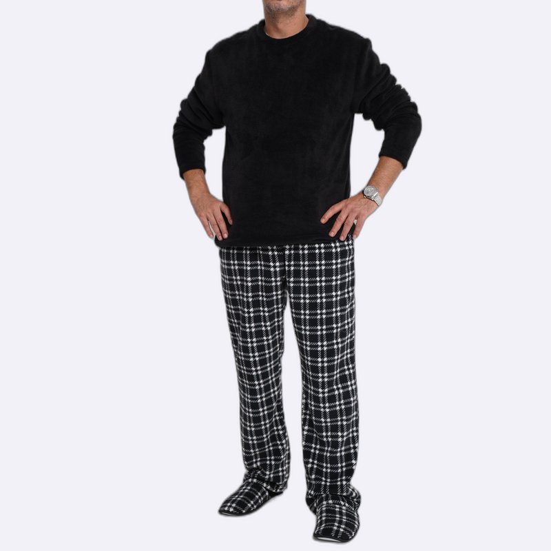Men's Cozy Plaid Pajama Set