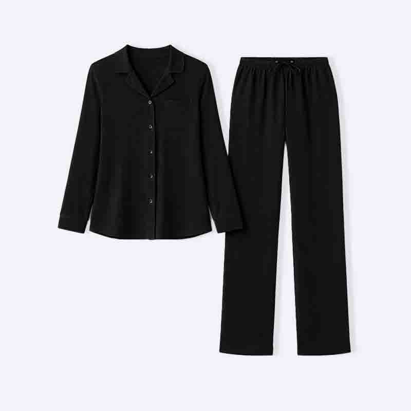 Classic Black Women's Pajama Set