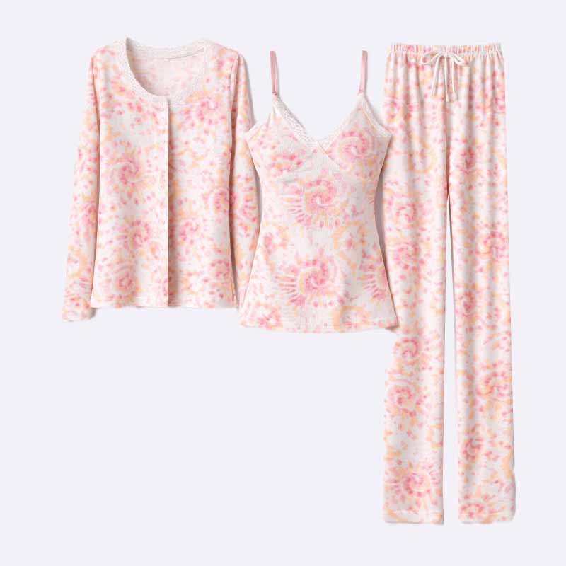 Floral Dream 3-Piece Pajama Set