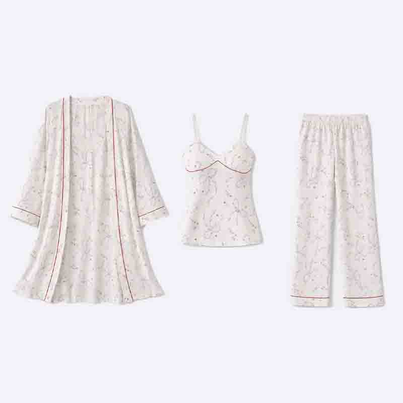 Floral Dream 3-Piece Pajama Set