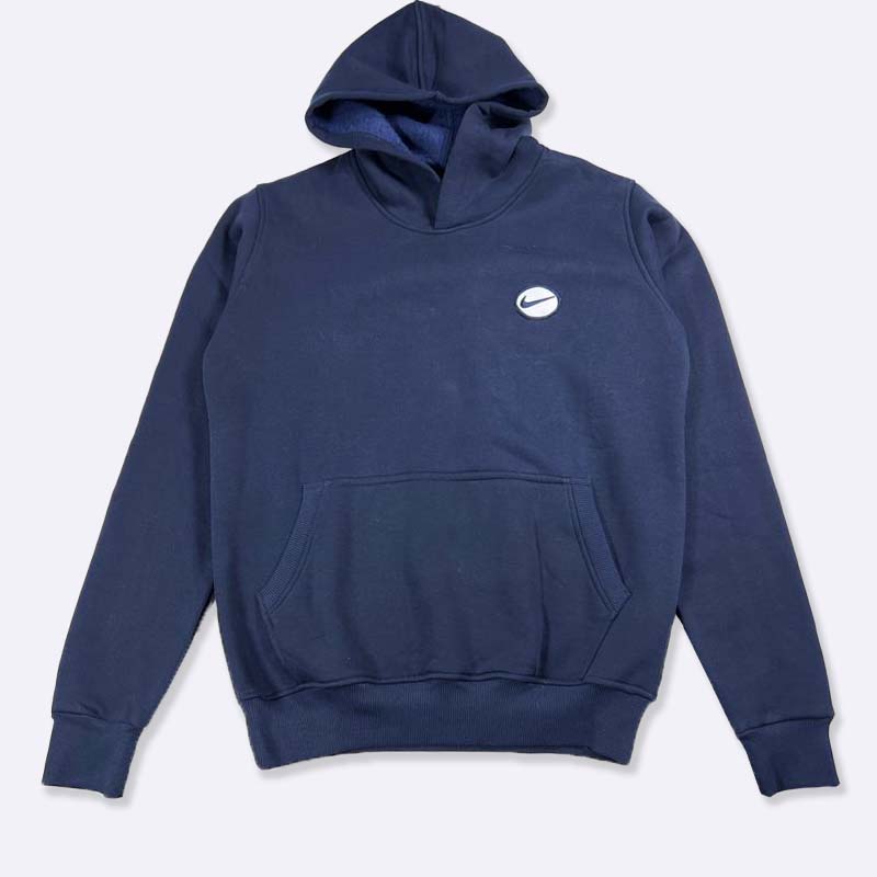 Nike Women's Navy Blue Fleece Pullover Hoodie