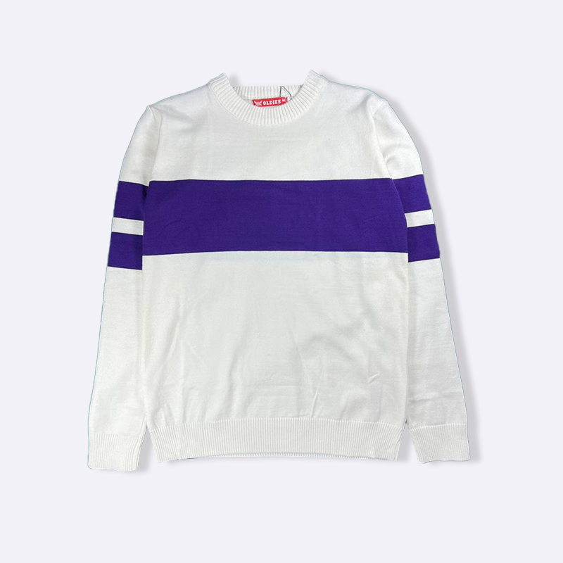 Retro Stripe Crewneck Sweater