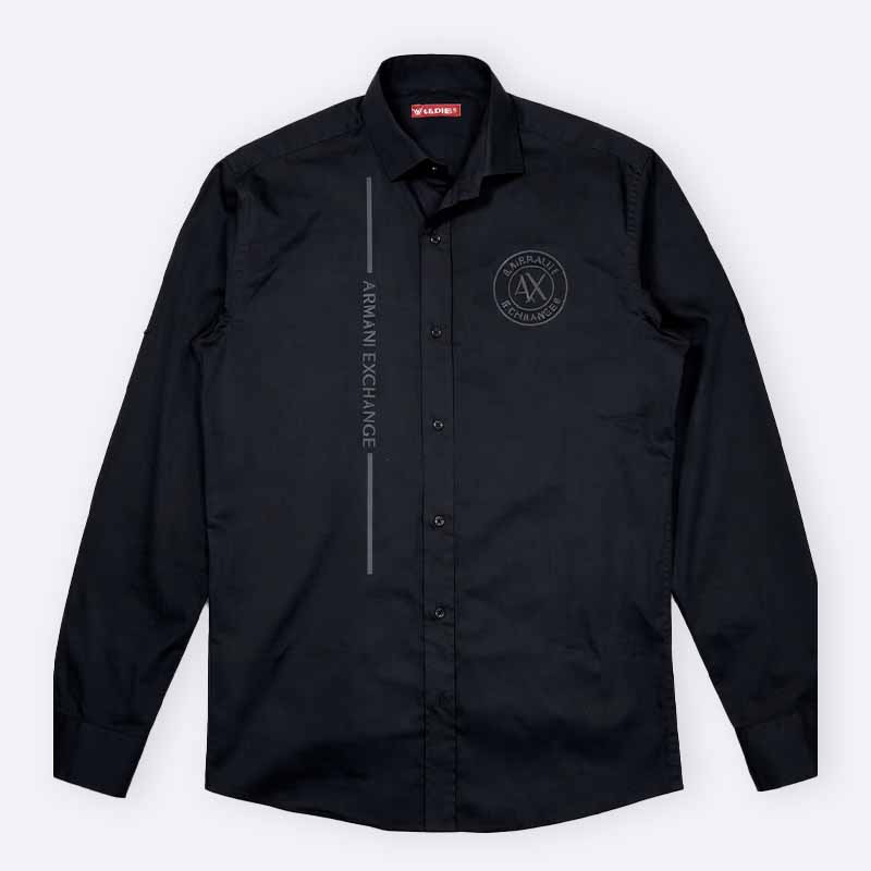 Vertical Logo Print Shirt