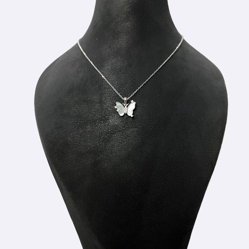 Butterfly Dreams Silver Necklace