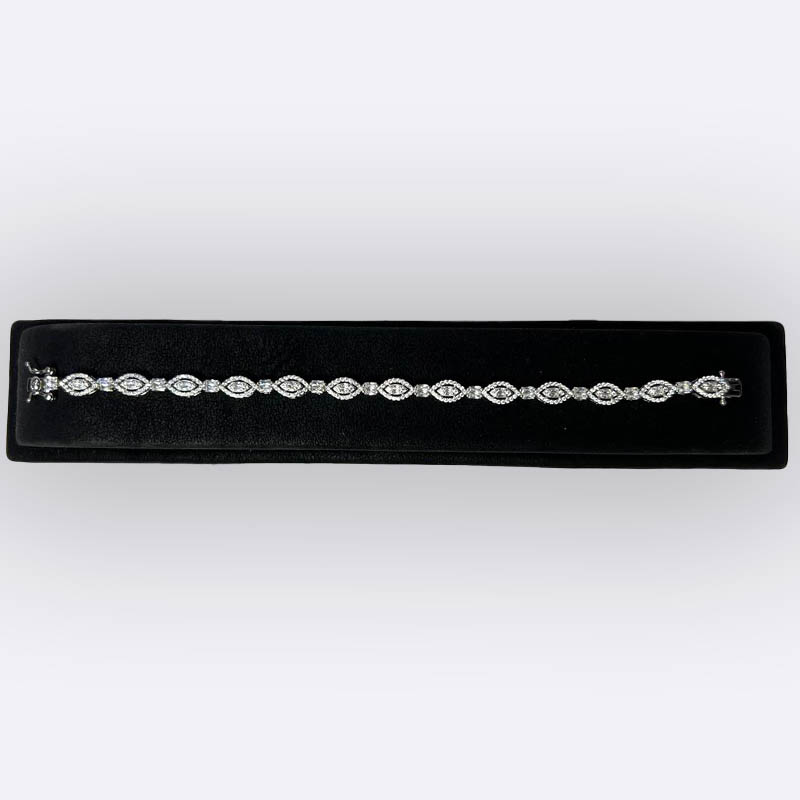Dazzling Diamond Link Bracelet
