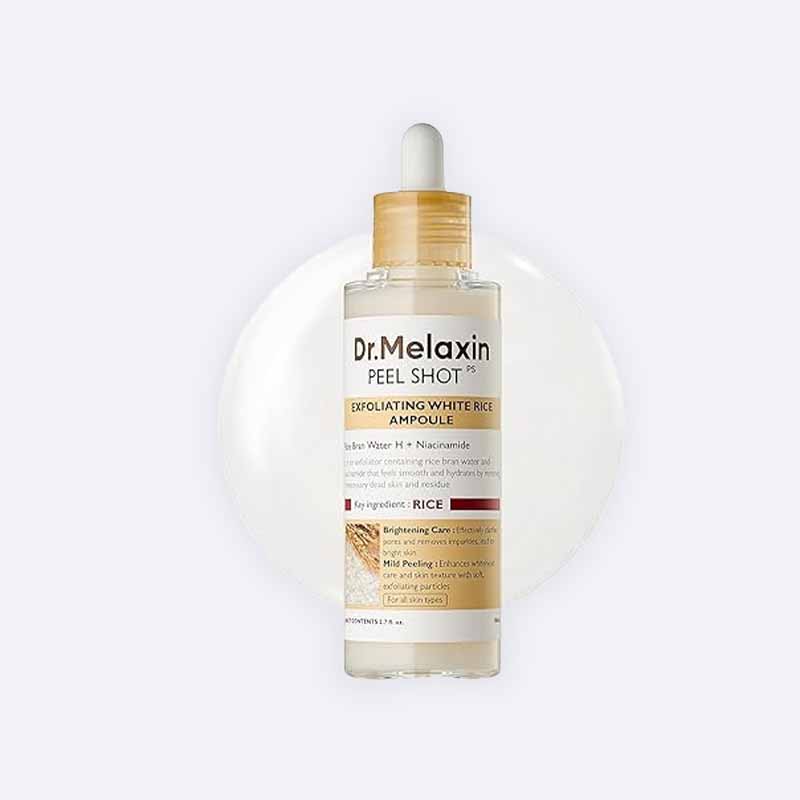 Dr.Melaxin Peel Shot Exfoliating White Rice Ampoule