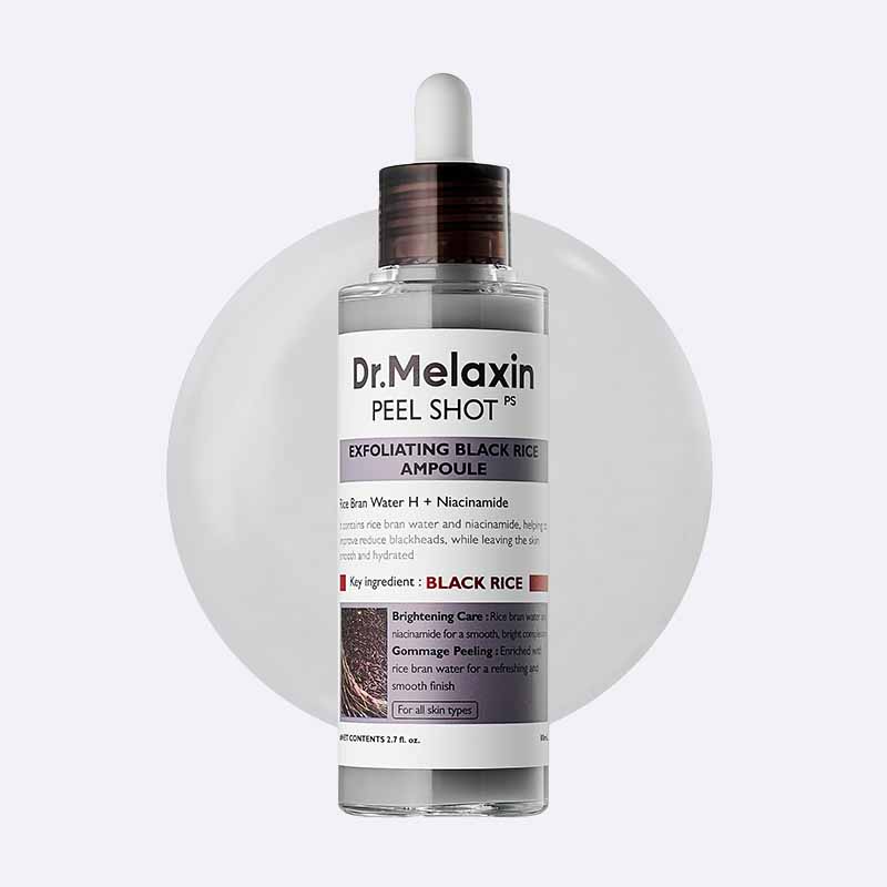 Dr.Melaxin Peel Shot Exfoliating Black Rice Ampoule
