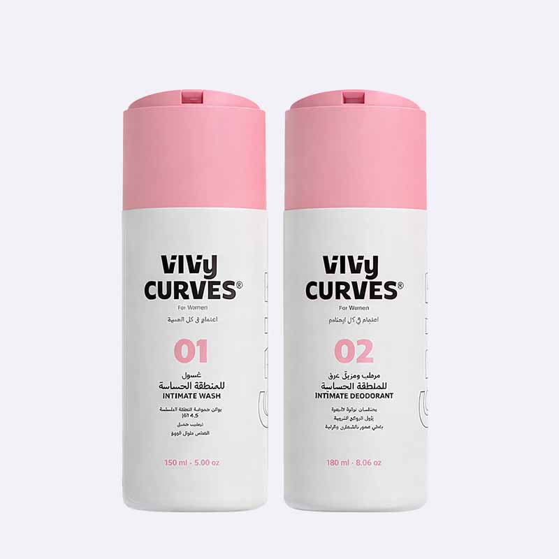 VIVY CURVES Intimate Wash & Deodorant Set