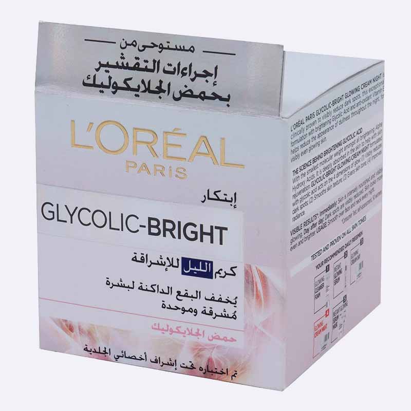 L'Oréal Glycolic-Bright Glowing Cream Night